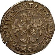 Italy 1/4 Scudo (35 Soldi) Foliated Cross. Alvise Contarini ND MQ KM# 354 ALOYSIVS CONTAR(E) DVX VENE(T) coin obverse Italy 1/4 Scudo (35 Soldi) Foliated Cross. Alvise Contarini ND MQ KM# 354 ALOYSIVS CONTAR(E) DVX VENE(T) coin obverse