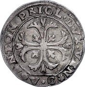 Italy 1/4 Scudo (35 Soldi) Foliated Cross. Antonio Priuli ND VC KM# 91 ANTON PRIOL(O) DVX VE(N) coin obverse Italy 1/4 Scudo (35 Soldi) Foliated Cross. Antonio Priuli ND VC KM# 91 ANTON PRIOL(O) DVX VE(N) coin obverse