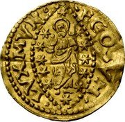 Italy 1/4 Zecchino 1656 KM# 252 Venice/ Republic Trade Coinage LVXMVN ECOLVN coin reverse Italy 1/4 Zecchino 1656 KM# 252 Venice/ Republic Trade Coinage LVXMVN ECOLVN coin reverse