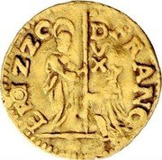 Italy 1/4 Zecchino Francesco Erizzo ND KM# 185 DVX FRANC ERIZ coin obverse Italy 1/4 Zecchino Francesco Erizzo ND KM# 185 DVX FRANC ERIZ coin obverse