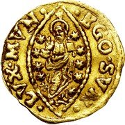 Italy 1/4 Zecchino Christ in Beaded Ellipse. Alvise Mocenigo III ND KM# 515 EGO SVM LVX MVN coin reverse Italy 1/4 Zecchino Christ in Beaded Ellipse. Alvise Mocenigo III ND KM# 515 EGO SVM LVX MVN coin reverse