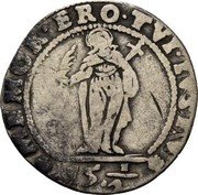 Italy 15 1/2 Soldi Giovanni Pesaro 1658 KM# 283 15 1/2 MEMOR ERO TVI IVS V coin reverse Italy 15 1/2 Soldi Giovanni Pesaro 1658 KM# 283 15 1/2 MEMOR ERO TVI IVS V coin reverse
