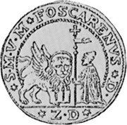 Italy 1/8 Ducatone (15-1/2 Soldi) 1762 ZD KM# 631 Venice/ Republic Standard Coinage S M V M FOSCARENVS D Z D coin obverse Italy 1/8 Ducatone (15-1/2 Soldi) 1762 ZD KM# 631 Venice/ Republic Standard Coinage S M V M FOSCARENVS D Z D coin obverse