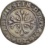 Italy 1/8 Scudo (17-1/2 Soldi) Marcantonio Giustinian 1684 DT KM# 375 M ANT IVSTIN DVX VEN coin obverse Italy 1/8 Scudo (17-1/2 Soldi) Marcantonio Giustinian 1684 DT KM# 375 M ANT IVSTIN DVX VEN coin obverse