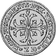 Italy 1/8 Scudo (17-1/2 Soldi) 1762 ZD KM# 632 Venice/ Republic Standard Coinage MARC FOSCARENVS DVX VENETIAR Z D coin obverse Italy 1/8 Scudo (17-1/2 Soldi) 1762 ZD KM# 632 Venice/ Republic Standard Coinage MARC FOSCARENVS DVX VENETIAR Z D coin obverse