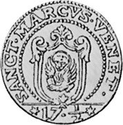 Italy 1/8 Scudo (17-1/2 Soldi) 1762 ZD KM# 632 Venice/ Republic Standard Coinage SANCT MARCVS VENET 17 1/2 coin reverse Italy 1/8 Scudo (17-1/2 Soldi) 1762 ZD KM# 632 Venice/ Republic Standard Coinage SANCT MARCVS VENET 17 1/2 coin reverse