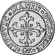 Italy 1/8 Scudo (17-1/2 Soldi) Foliated Cross. Lodovico Manin 1789 GF KM# 737 LUDOVIC MANIN DVX VENE coin obverse Italy 1/8 Scudo (17-1/2 Soldi) Foliated Cross. Lodovico Manin 1789 GF KM# 737 LUDOVIC MANIN DVX VENE coin obverse