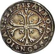 Italy 17 1/2 Soldi Giovanni Pesaro ND NC KM# 284 IOAN PISAVRO D VE N G coin obverse Italy 17 1/2 Soldi Giovanni Pesaro ND NC KM# 284 IOAN PISAVRO D VE N G coin obverse