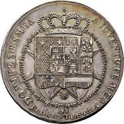 Italy 10 Lira Charles Louis 1803 C# 49.1 DOMINE SPES MEA A IUVENTUTE MEA FLORANTIAE 1803 coin reverse Italy 10 Lira Charles Louis 1803 C# 49.1 DOMINE SPES MEA A IUVENTUTE MEA FLORANTIAE 1803 coin reverse