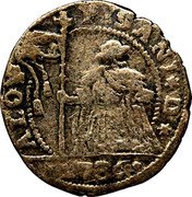 Italy 10 Soldi Lion of St. Mark. Alvise Pisani 1736 KM# 545 ALOY PISANI D 1734 coin obverse Italy 10 Soldi Lion of St. Mark. Alvise Pisani 1736 KM# 545 ALOY PISANI D 1734 coin obverse