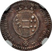 Italy 10 Soldi Ferdinando III 1821 C# 56 FERD III A.D A G D DI TOSC coin obverse Italy 10 Soldi Ferdinando III 1821 C# 56 FERD III A.D A G D DI TOSC coin obverse