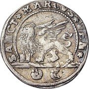 Italy 15 Soldo Giovanni Corner II 1722 KM# 503 SANCT. MARCVS. VEN. coin reverse Italy 15 Soldo Giovanni Corner II 1722 KM# 503 SANCT. MARCVS. VEN. coin reverse