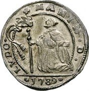 Italy 15 Soldo Lion of St. Mark. Lodovico Manin 1789 KM# 735 LVDO MANIN D 1791 coin obverse
