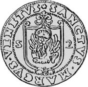 Italy 2 Scudo D'oro (Doppia) Floriated Cross. Antonio Priuli ND KM# 102 SANCTVS MARCVS VENETVS S2 coin reverse Italy 2 Scudo D'oro (Doppia) Floriated Cross. Antonio Priuli ND KM# 102 SANCTVS MARCVS VENETVS S2 coin reverse