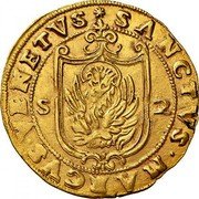 Italy 2 Scudo D'oro (Doppia) Floriated Cross. Francesco Contarini ND KM# 127 SANCTVS MARCVS VENETVS S 2 coin reverse Italy 2 Scudo D'oro (Doppia) Floriated Cross. Francesco Contarini ND KM# 127 SANCTVS MARCVS VENETVS S 2 coin reverse