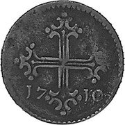 Italy 3 Quattrino (Soldo) Francesco III. Patriarch's Cross 1710 C# 1 17 10 coin reverse Italy 3 Quattrino (Soldo) Francesco III. Patriarch's Cross 1710 C# 1 17 10 coin reverse