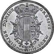 Italy 5 Paoli (1/2 Francescone) Pietro Leopoldo 1779 C# 19 DIRIGE DOMINE GRESSVS MEOS PISIS 17 84 coin reverse Italy 5 Paoli (1/2 Francescone) Pietro Leopoldo 1779 C# 19 DIRIGE DOMINE GRESSVS MEOS PISIS 17 84 coin reverse