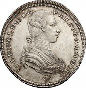 Italy 5 Paoli (1/2 Francescone) Pietro Leopoldo 1787 C# 19a P LEOPOLDVS D G P R H ET B A A M D ETRVR coin obverse Italy 5 Paoli (1/2 Francescone) Pietro Leopoldo 1787 C# 19a P LEOPOLDVS D G P R H ET B A A M D ETRVR coin obverse