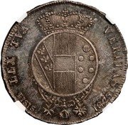 Italy 5 Paoli (1/2 Francescone) Ferdinando III 1823 C# 58a LEX TVA VERITAS PISIS 1819 coin reverse Italy 5 Paoli (1/2 Francescone) Ferdinando III 1823 C# 58a LEX TVA VERITAS PISIS 1819 coin reverse