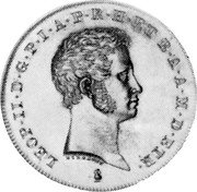 Italy 5 Paoli (1/2 Francescone) Leopold II. Tuscany 1834 C# 73a LEOP II D G P I A P R H ET B A A M D ETR coin obverse Italy 5 Paoli (1/2 Francescone) Leopold II. Tuscany 1834 C# 73a LEOP II D G P I A P R H ET B A A M D ETR coin obverse