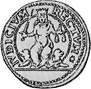 Italy 5 Soldo Francesco Loredan ND KM# 600 IVDICIVM RECTVM coin reverse Italy 5 Soldo Francesco Loredan ND KM# 600 IVDICIVM RECTVM coin reverse