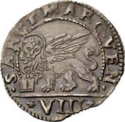 Italy 8 Soldo Bertucci Valier ND KM# 261 SANCT MARC VEN VIII coin reverse Italy 8 Soldo Bertucci Valier ND KM# 261 SANCT MARC VEN VIII coin reverse