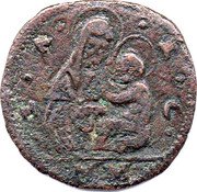 Italy Baggatino (Madonna with Child) MB# 27 R C L A MM coin obverse Italy Baggatino (Madonna with Child) MB# 27 R C L A MM coin obverse