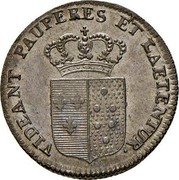 Italy Dieci Quattrino Louis I 1802 C# 41b VIDEANT PAUPERES ET LAETENTUR coin obverse Italy Dieci Quattrino Louis I 1802 C# 41b VIDEANT PAUPERES ET LAETENTUR coin obverse