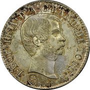 Italy Dieci Quattrino Leopold II 1858 C# 67 LEOP II A D'A GRAND DI TOSC GORI coin obverse Italy Dieci Quattrino Leopold II 1858 C# 67 LEOP II A D'A GRAND DI TOSC GORI coin obverse