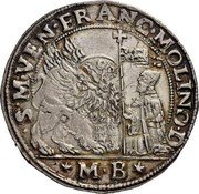 Italy Ducato Francesco Molin 1646 MB KM# 208 S M VEN FRANC MOLINO D MB coin obverse Italy Ducato Francesco Molin 1646 MB KM# 208 S M VEN FRANC MOLINO D MB coin obverse