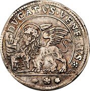 Italy Ducato Silvestro Valier 1694 FT KM# 428 DVCATVS VENETVS coin reverse Italy Ducato Silvestro Valier 1694 FT KM# 428 DVCATVS VENETVS coin reverse