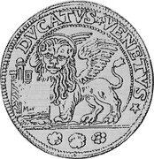 Italy Ducato Marco Foscarini 1762 ZD KM# 640 DVCATVS VENETVS coin reverse