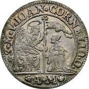 Italy Ducato Giovanni Corner II ND AM KM# 475 S M V IOAN CORNEL IO D A M coin obverse Italy Ducato Giovanni Corner II ND AM KM# 475 S M V IOAN CORNEL IO D A M coin obverse