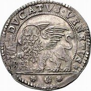 Italy Ducato Nicolo Sagredo ND GD KM# 338 DVCATVS VENETVS coin reverse Italy Ducato Nicolo Sagredo ND GD KM# 338 DVCATVS VENETVS coin reverse