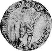 Italy Ducato Filippo ND KM# 37.2 FER. IMP SEM. AVG PHI. SPA COM. TAS FIL. PER. coin obverse Italy Ducato Filippo ND KM# 37.2 FER. IMP SEM. AVG PHI. SPA COM. TAS FIL. PER. coin obverse