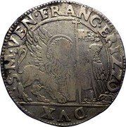Italy Ducato Francesco Erizzo ND KM# 181 DVX S M VEN FRANC ERIZZO coin obverse Italy Ducato Francesco Erizzo ND KM# 181 DVX S M VEN FRANC ERIZZO coin obverse