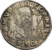 Italy Ducato ND KM# 142 Venice/ Republic Standard Coinage DVX S M V IO CORNEL coin obverse Italy Ducato ND KM# 142 Venice/ Republic Standard Coinage DVX S M V IO CORNEL coin obverse