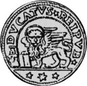 Italy Ducato Lion of St. Mark. Antonio Priuli ND KM# 100 DVCATVS REIPVB coin reverse Italy Ducato Lion of St. Mark. Antonio Priuli ND KM# 100 DVCATVS REIPVB coin reverse