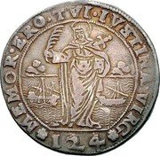 Italy Ducato ND KM# 97 Venice/ Republic Standard Coinage MEMOR ERO TVL LVSTINA VIRG 124 coin reverse Italy Ducato ND KM# 97 Venice/ Republic Standard Coinage MEMOR ERO TVL LVSTINA VIRG 124 coin reverse