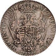 Italy Francescone Tuscany 1747 C# 8 IN TE DOMI NE SPERAVI PISIS 1747 coin reverse Italy Francescone Tuscany 1747 C# 8 IN TE DOMI NE SPERAVI PISIS 1747 coin reverse