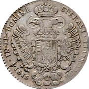 Italy Francescone Francesco I 1748 C# 8c IN TE DOMINE SPERAVI PISIS MDCCXLVIII coin reverse Italy Francescone Francesco I 1748 C# 8c IN TE DOMINE SPERAVI PISIS MDCCXLVIII coin reverse