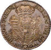Italy Francescone Pietro Leopoldo 1766 C# 21a DIRIGE DOMINE CRESSVS ME OS PISIS 1765 coin reverse Italy Francescone Pietro Leopoldo 1766 C# 21a DIRIGE DOMINE CRESSVS ME OS PISIS 1765 coin reverse