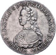 Italy Francescone Pietro Leopoldo 1768 C# 22 PETRVS LEOPOLDVS D G P R H ET B A A M D ETRVR coin obverse Italy Francescone Pietro Leopoldo 1768 C# 22 PETRVS LEOPOLDVS D G P R H ET B A A M D ETRVR coin obverse