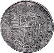 Italy Francescone Pietro Leopoldo 1768 C# 22 DIRIGE DOMINE GRESSVS MEOS PISIS 1768 coin reverse Italy Francescone Pietro Leopoldo 1768 C# 22 DIRIGE DOMINE GRESSVS MEOS PISIS 1768 coin reverse
