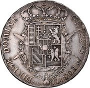 Italy Francescone Pietro Leopoldo 1771 C# 24.1 GRESSVS MEOS. DIRIGE DOMINE PISIS 1775 coin reverse Italy Francescone Pietro Leopoldo 1771 C# 24.1 GRESSVS MEOS. DIRIGE DOMINE PISIS 1775 coin reverse