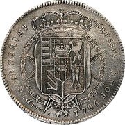 Italy Francescone Pietro Leopoldo 1786 C# 24.4 GRESSVS MEOS DIRIGE DOMINE PISIS 1786 coin reverse Italy Francescone Pietro Leopoldo 1786 C# 24.4 GRESSVS MEOS DIRIGE DOMINE PISIS 1786 coin reverse