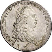 Italy Francescone Leopold II 1790 C# 25 LEOPOLDVS II D G RIS A GER H ET I REX A A M D ETR coin obverse Italy Francescone Leopold II 1790 C# 25 LEOPOLDVS II D G RIS A GER H ET I REX A A M D ETR coin obverse