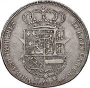 Italy Francescone Louis I 1802 C# 42.1 VIDEANT PAUPERES ET LAETENIUR PISIS 1801 coin reverse Italy Francescone Louis I 1802 C# 42.1 VIDEANT PAUPERES ET LAETENIUR PISIS 1801 coin reverse