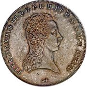 Italy Francescone Ferdinando III 1815 C# 59 FERDINANDVS III D G P R H ET B A A M D ETRVR coin obverse Italy Francescone Ferdinando III 1815 C# 59 FERDINANDVS III D G P R H ET B A A M D ETRVR coin obverse