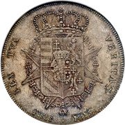 Italy Francescone Ferdinando III 1815 C# 59 LEX TVA VERITAS PISIS 1815 coin reverse Italy Francescone Ferdinando III 1815 C# 59 LEX TVA VERITAS PISIS 1815 coin reverse